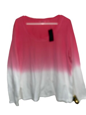 Candace Cameron Bure The Ocean Dipped Long-Sleeve Tee XL NEW-image