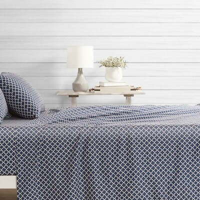 4 Piece Quatrefoil Pattern Bed Sheet Set by Kaycie Gray Fashion Collection-image