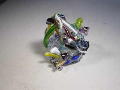 Signed Tommy Cudmore Studio Abstract Grotesque Shaped Paperweight/Sculpture-image