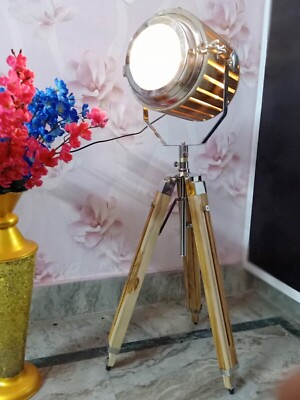 Industrial Studio Lamp Light With Tripod Floor Lamp Decorative Light-image