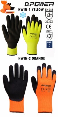 Better Grip Safety Winter Double Lining Knit Latex Dip Nylon Work Gloves 6Prs/PK-image