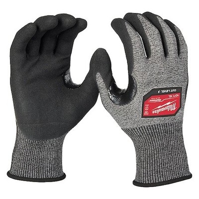 Milwaukee Tool 48-73-7133 Cut-Resistant Dipped Gloves, A3 Cut Level, 18 Ga,-image