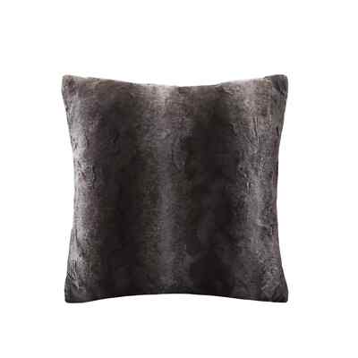 MADISON PARK ZURI FAUX ANIMAL DECORATIVE PILLOW COLOR BROWN SIZE 20IN X 20IN NEW-image