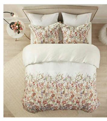 NIP Madison Park Julia Floral King/Cal King Duvet Cover & Shams Set 3pc-image