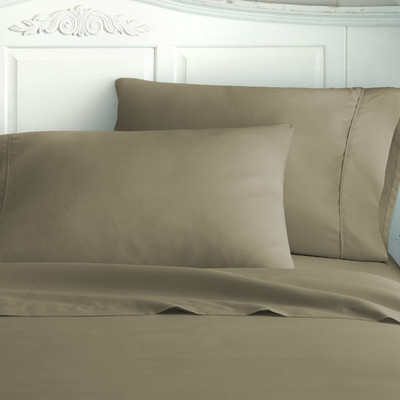 Becky Cameron Ultra Soft Paisley Patterned 4 Bed Sheet 2 Piece Double Brushed...-image