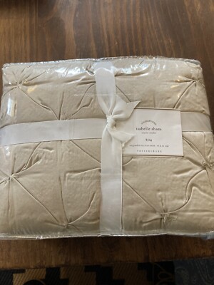 Pottery Barn Isabelle Sham khaki new package-image