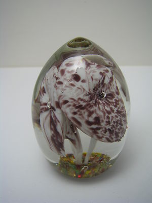 STUDIO ART GLASS PAPERWEIGHT 