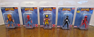 Marvels Super Heroes Secret Wars Set of 5 Micro Bobbles Gentle Giant 2015-image