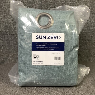 Sun Zero Lichtenberg Blackout Curtains Panel Pair 100