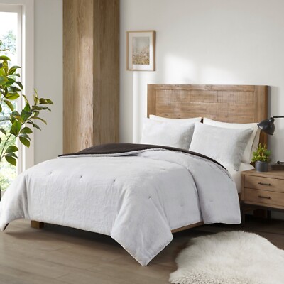 Madison Park Faux Fur to Mink Down Alternative Comforter Set Full Queen King Siz-image
