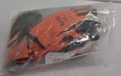 Lot of 12 Milwaukee High Visibility Cut 1 Resistant Dipped Work Glove 9