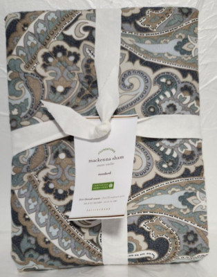 Pottery Barn Mackenna Paisley Diamond Quilted Standard 1-Sham 26