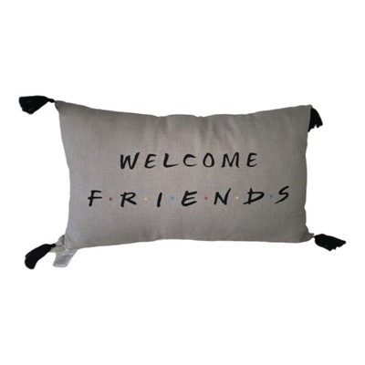 Pottery Barn FRIENDS Lumbar  Pillow  25th Anniversary 
