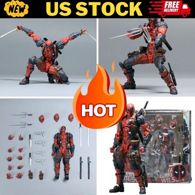 Deadpool 2.0 Grey Action Figure Mutants Joint Movable KAIYODO Wade SHF Model Mov-image