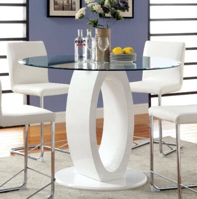 Counter Height 48” Pedestal Dining Table-image