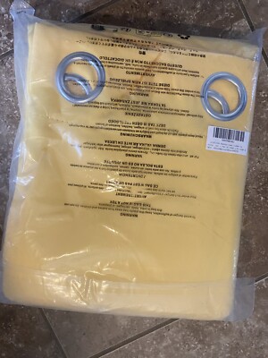 NICETOWN Blackout Curtains Yellow- Thermal Insulated Solid Grommet Room-image