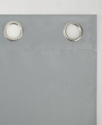 Sun Zero Saxon Blackout Grommet Curtain Panel, 54