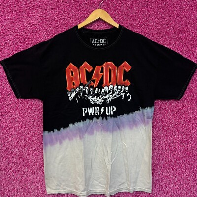 AC/DC Power Up Album Art Heavy Metal Dip Dye XL-image
