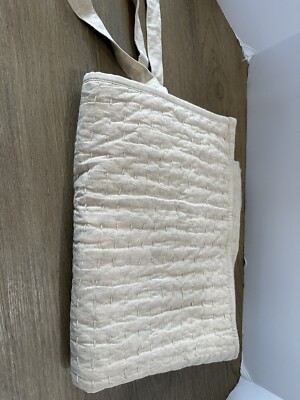 Pottery Barn Pickstitch Standard Sham Flax-image