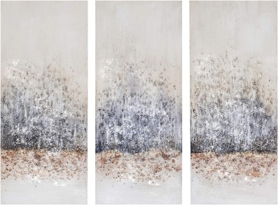 Madison Park Wall Art Living Room Décor - Twilight Mystere 100% Hand Brush...-image