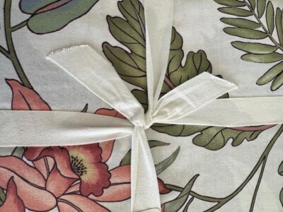 NEW Pottery Barn Karina Floral Hummingbird Reversible Full Queen F/Q Duvet Cover-image