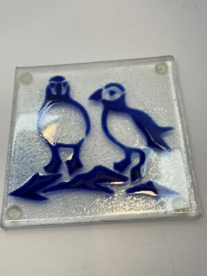 Studio Art Fused Glass Coaster 4