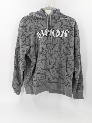Rip N Dip Skate Hoodie Men's  XL Grey-image
