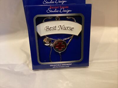 Best Nurse  Tree Ornament by Regent Square Studio Design-image