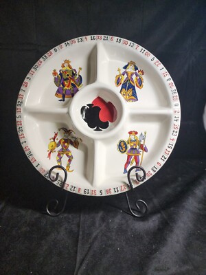 Game Night Chip And Dip Divided Dish-image