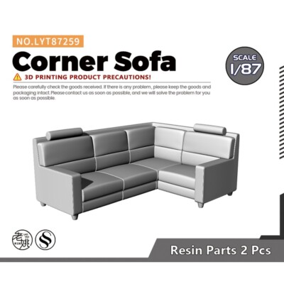 Yao's Studio LYT87259 1/87 Scene Model Corner Sofa-image