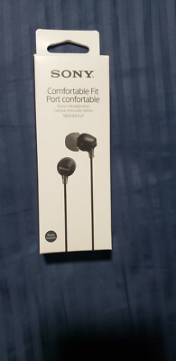 Sony Noise Isolation Headphones (MDR-EX15LP) - Black-image