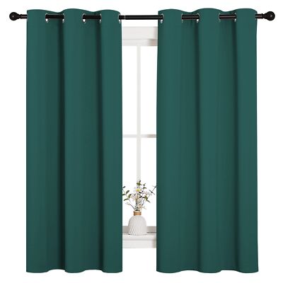 NICETOWN Thermal Insulated Solid Grommet Blackout Curtains/Drapes/Panels for ...-image
