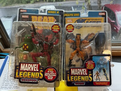 VINTAGE Deadpool and Wolverine Marvel legends NEW-image
