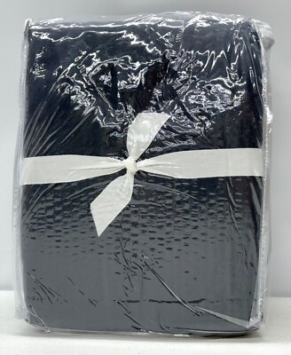 NEW Pottery Barn Dream Brushed Organic KING/CAL KING Duvet Cover~Steel Blue-image