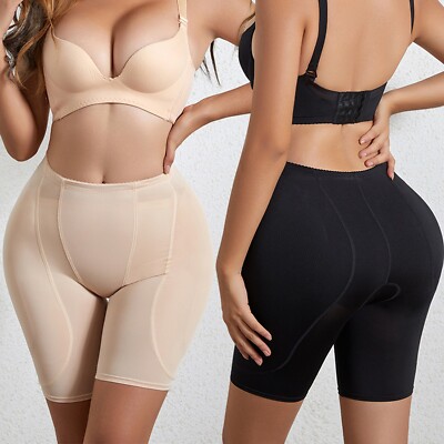 Hip Enhancer Shapewear for Women Fake Hip Dip Padded Underwear Booty Panties-image