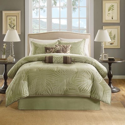 Comforter Set Scenic Design - All Season Hypoallergenic Down Alternative Bedd...-image