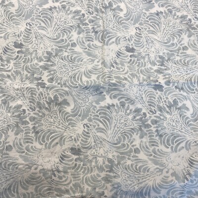 2 x POTTERY BARN PAINTERLY PAISLEY SCROLL BLUE BLUE GREEN EURO SHAMS-image