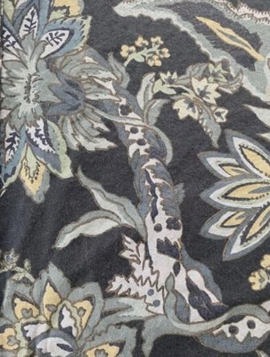 Pottery Barn Reza Duvet Cover Navy Blue Palampore Full / Queen-image