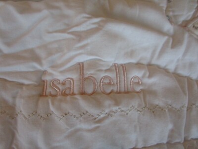 Pottery Barn Kids Isabelle Castle ivory standard sham quilted mono Isabelle smp-image