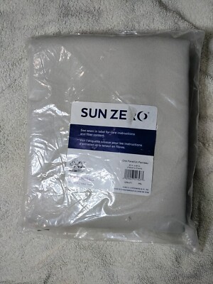 Sun Zero Cyrus Thermal 100% Blackout Grommet Curtain Panel, 40