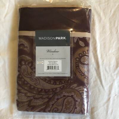 Elegant Jacquard Curtain Valance - NEW-image