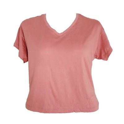 NWT Dip pink v neck tshirt size large-image