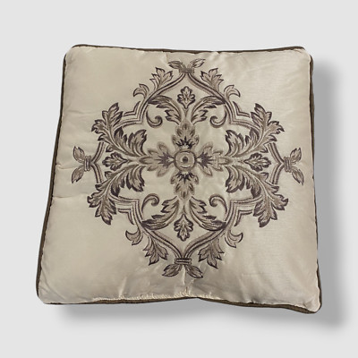 Madison Park Brown Bellagio Decorative Pillow | 16 x 16