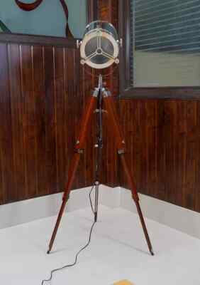 Nautical lamp Light With Tripod Theater Home Office Floor Lamp Studio Light-image