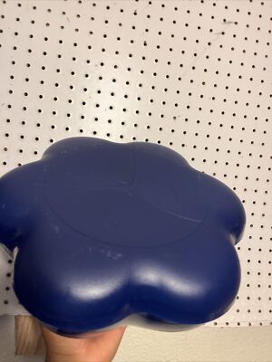 TUPPERWARE BLUE CHIP & DIP LARGE BOWL WITH VEGGIE TRAY TOP 4624A-2-image