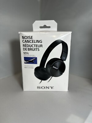 Sony MDR-ZX110NC Wired Over the Ear Headphones - Black-image