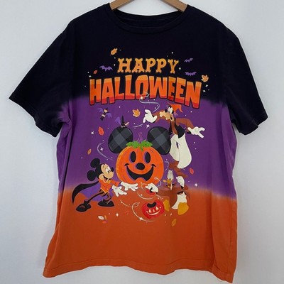 Disney Parks Happy Halloween Dip Dye T-Shirt-image