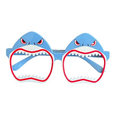USJ Jaws Face Shaped Sunglasses Universal Studios Japan Blue-image