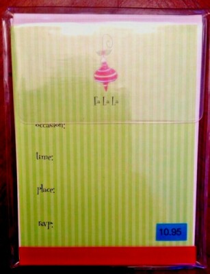 12 Holiday Invitation Greeting Cards La La La Madison Park Greetings-image