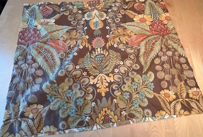 POTTERY BARN 100% COTTON BUTTON CLOSURE FLORAL STANDARD PILLOW SHAM CASE-image